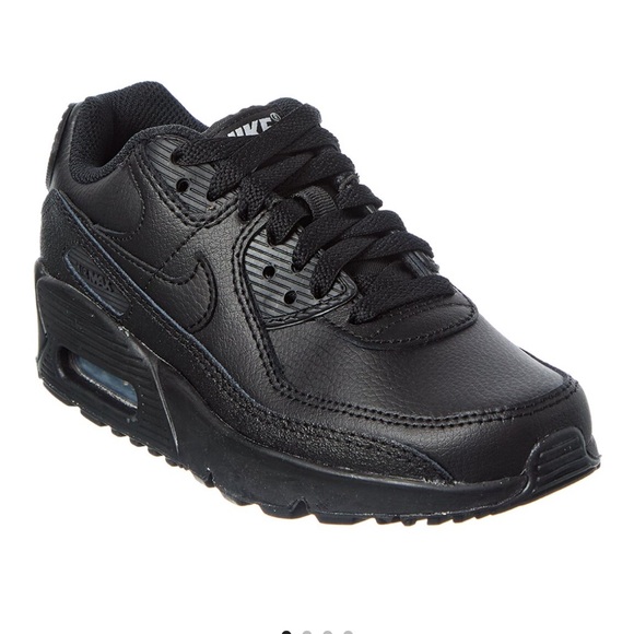 Nike Other - Nike Kids' Black Leather Sneakers